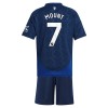 Maglia Manchester United Mount 7 Bambino Trasferta Divisa 2024-25